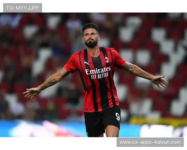 AC米兰通过快传反复冲击弱侧，吉鲁卡位稳固